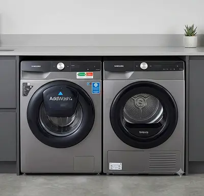 Samsung New Model Home Connect Washer & Dryer Set – 9kg Washer / 9kg Dryer | Separate Units | Smart