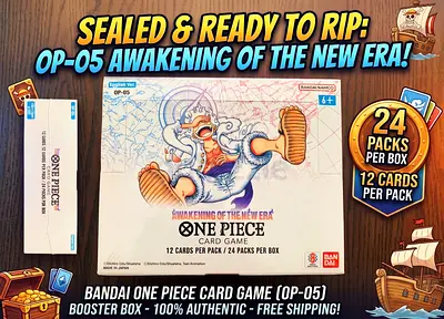 One Piece TCG OP-05 Booster Box – Factory Sealed (English Ver.)