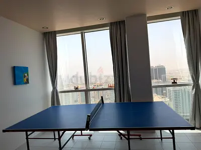 Foldable Table Tennis / Ping Pong Table on Wheels - Good Condition
