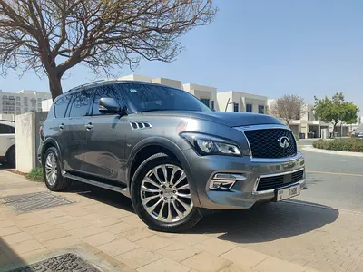 Infiniti QX80 2017 | GCC Specs | Full Service History | Apple Carplay + Android Auto