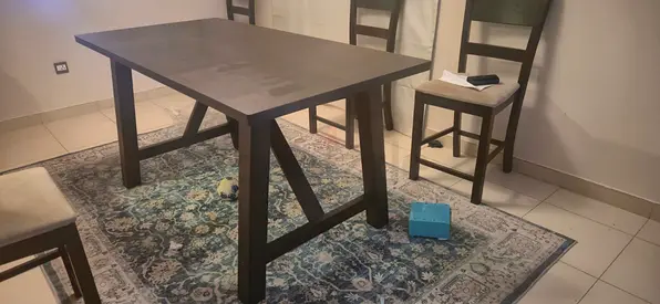 Homes R US - Solid Wood Dining Table - Good Condition