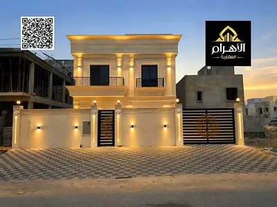 With a down payment starting from 5% and monthly installments starting from AED 5,000 | Own a luxury villa in Al Helio 2, Ajman | 5 master bedrooms (G