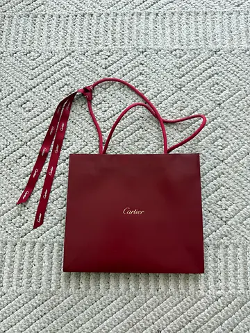 Cartier Burgundy Bag