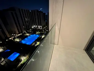 LAVISH POOL VIEW 1 BHK 2 BATHROOM WITH GYM POOL PARKING READY TO MOVE FOR FAMILY ONLY