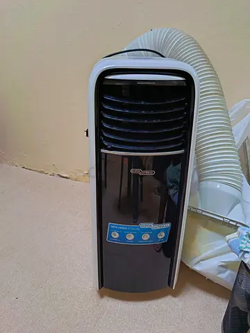 12000 BTU cooling in a portable 1 ton unit with 3-in-1 functionality as air conditioner, dehumidifie