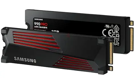 Samsung 990 PRO NVMe M.2 SSD 2TB with Heatsink