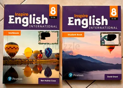 Inspire English International Year- 8 Student Book + Workbook (Pearson). Cambridge School.