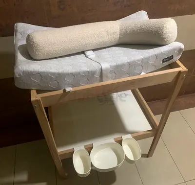 Changing Table with Changing Pad and noodle pillow