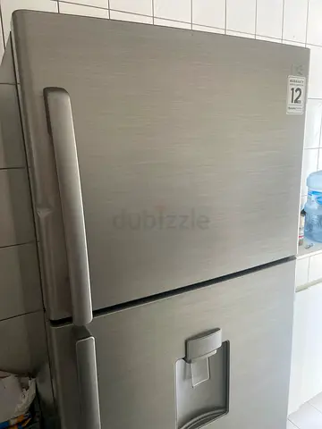 Stainless Steel Side-by-Side Refrigerator - Good Condition