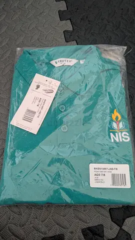 Nibras uniform polo shirt size 7/8 BRAND NEW
