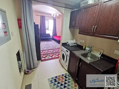 Furnished Studio | Clean Furniture | Monthly Rent | Al Jurf 2 | Al Yasmeen Towers