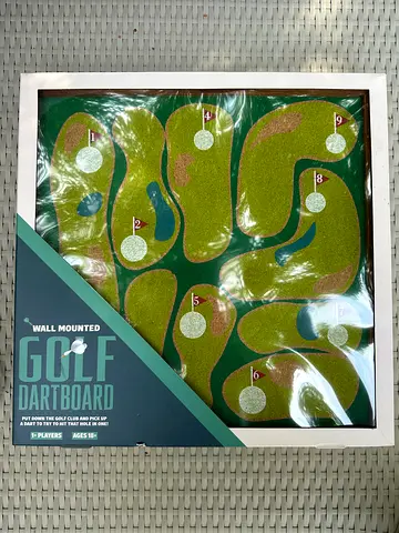 Wall-mounted Golf Dartboard Game - Brand New