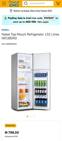 Brand New Double door Refrigerator for Sale