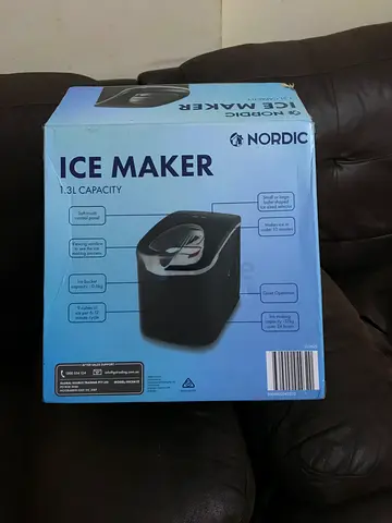 Nordic 1.3L Portable Ice Maker - Like New in Box