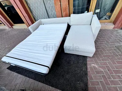 Ikea vimle L shape sofa bed with mattress