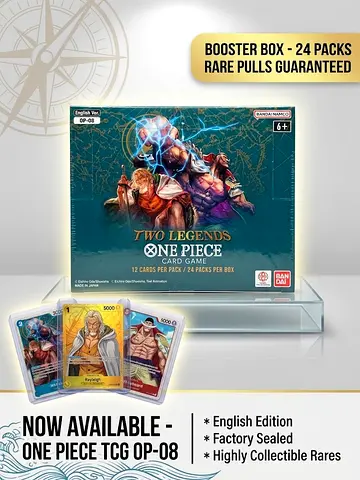 One Piece Two Legends Card Game - Sealed Booster Box (24 Packs) - OP08