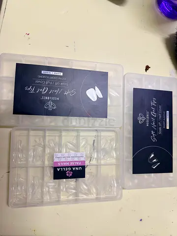 New Clear Press-On/False Nail Tips Set - Multiple Sizes