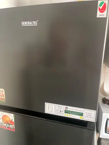 Generaltac Compact Black Refrigerator - Good Working Condition