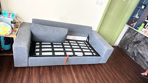 Dark gray Ikea Vimle Two Seater Sofa bed