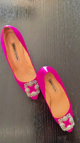 Manolo blahnik pink satin - Excellence Condition