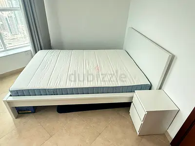 Ikea double size 140×200 bed with mattress available in perfect condition