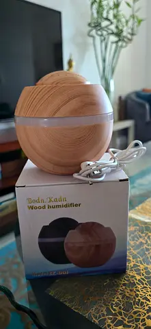 Bodn.Kadn Portable Mini Wood Grain Humidifier / Aroma Diffuser (USB)