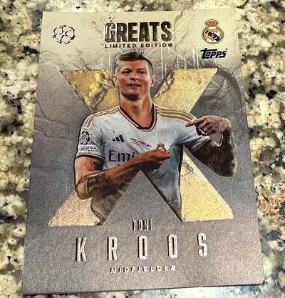 Toni Kroos - Football Card (Greats - Limited Edition)