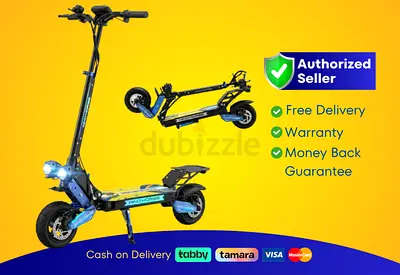 Wind Horse Electric Scooter 1500W 48V, H7 | Brand New |  Warranty | FREE  Delivery