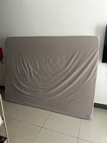 Danube Queen mattress in good condition with fitted cover.
