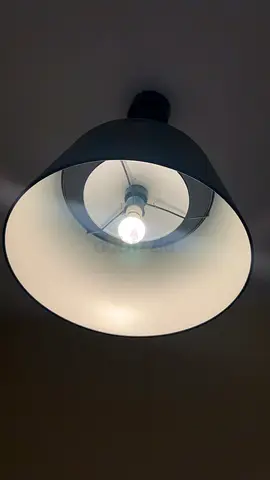 Modern Ceiling Pendant Lamp - White Metal Shade