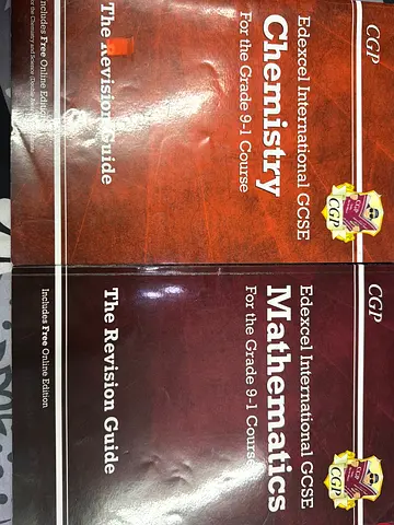 CGP Edexcel International GCSE Chemistry & Mathematics Revision Guides (Grade 9-1) - Set