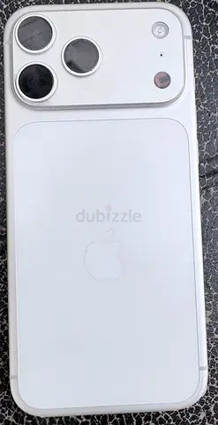 White iPhone (rear view) - good used condition