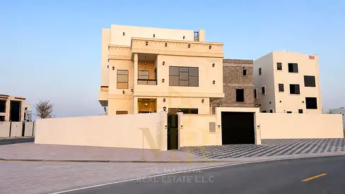 🏡 Luxury Villa for Sale in Al Helio 2 – Ajman | 5 Master Bedrooms | 2 Floors + Rooftop | Private P