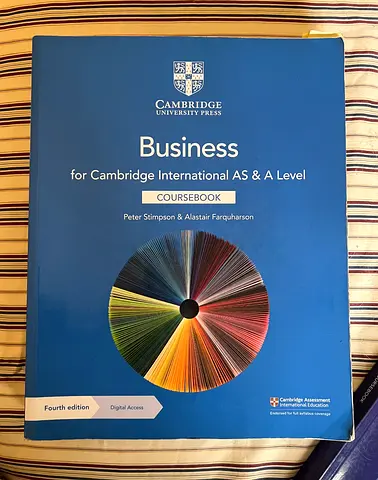 Cambridge International AS & A Level Business Coursebook (4th Edition)