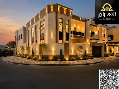 فيلا كورنر فاخرة للبيع في الياسمين – عجمان | 5 غرف | 7 حمامات | موقع مميز جدًا | 1.750