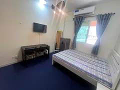 Fully furnished carpeted room with private washroom in Muhaisnah 4