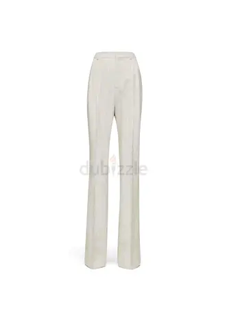 SAINT LAURENT Wool Gabardine Wide-Leg Trousers Size FR34(XS-S) RRP $1,780
