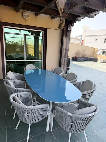 Outdoor dining table
