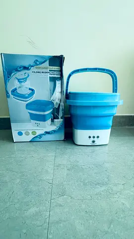 Portable Foldable Mini Washing Machine - Compact Travel Laundry