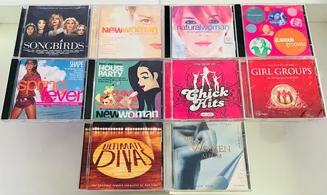 10 Female Pop Music CD’s