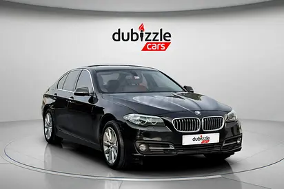 AED 1851/month | 2015 BMW 5-Series 520i | GCC Specs | Ref#513981