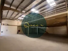 Prime 5,967 Sq Ft Commercial Warehouse for Rent in Al Jurf Industrial 1, Ajman, with 3,520 Sq Ft Gro