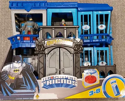 Batman Gotham Jail Playset with Figures - Fisher Price - Brand New