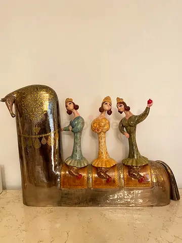 Certified Limited Edition Handmade Ceramic Sculpture