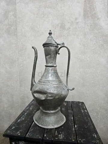 Vintage Decorative Metal Ewer – Antique-Style Ornamental Collectible