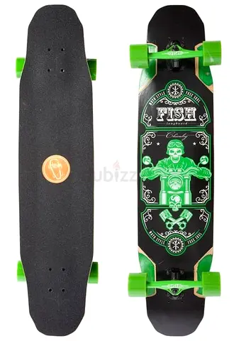 Longboard Freeride Fish Skateboards 41" - Moto racer