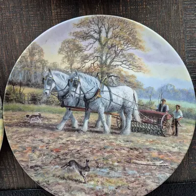 Countryside decorative plates