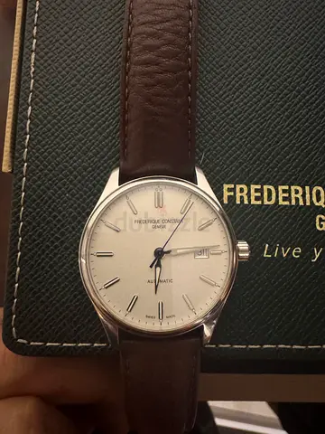 Frederique Constant Classic Automatic Men's Watch with Brown Leather Strap