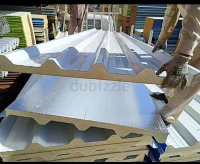 Sandwich Roof Panels -wall panels wall fences ms tubes i beams gi pipes profile