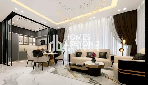Corner Studio | Burj Khalifa & Dubai Fountain View | BAYZ 101